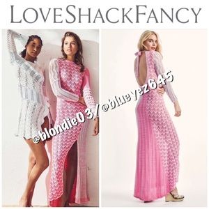 LoveShackFancy “Tam” maxi knit gown M